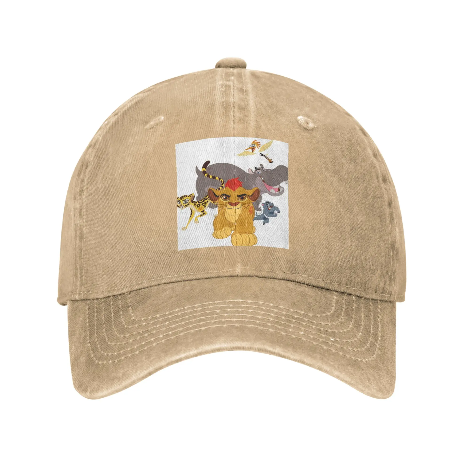 Lion guard Denim Cap Casual Baseball Caps Adjustable Hat Summer Unisex Baseball Hats