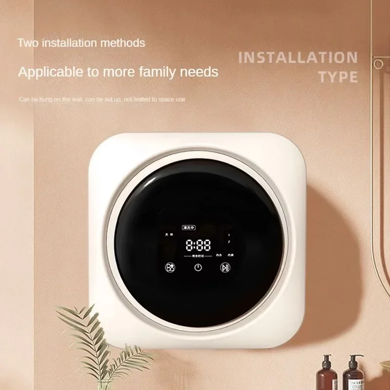 건조기가 포함된 새로운 미니 세탁기 올인원 세탁기 아기를 위한 완전 자동 미니 세탁기