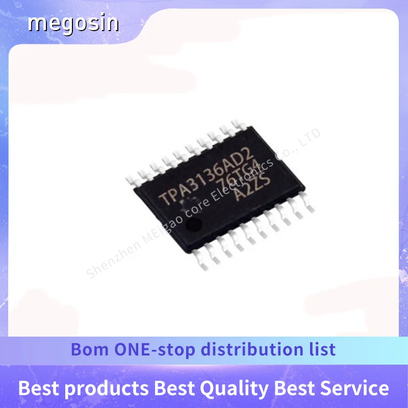 1pcs/lot TPA3136AD2PWPR TPA3136AD2 TPA3136 HTSSOP-28 Audio power amplifier