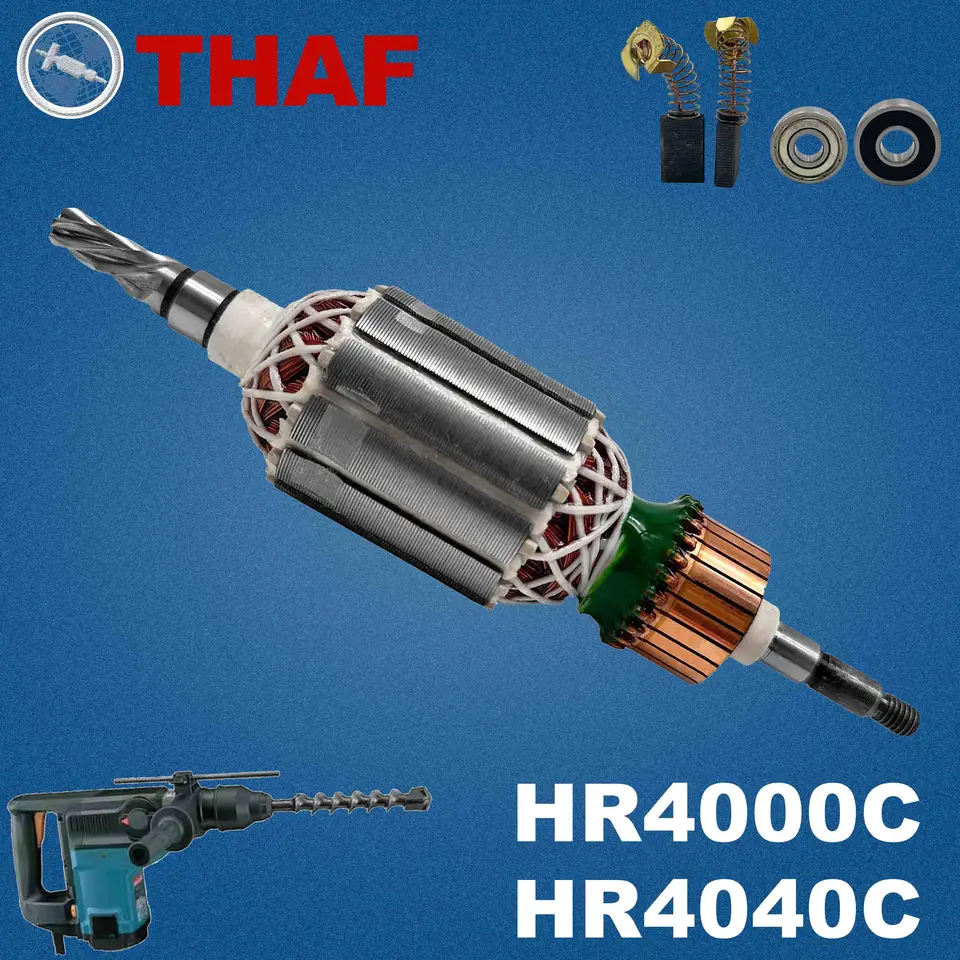 HUVNEXA AC220V-240V アーマチュアローター交換用、、ロータリーハンマー HR4001C HR4010C HR401 藤原産業 ＳＫ１１ ロータリーハンマードリル２６ｍｍ ＳＲＨ－２６４０Ｍ の通販 | ホームセンター コメリドットコム