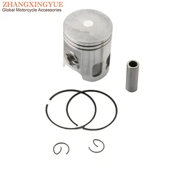 52mm Piston Kit For MBK Booster 100 Nitro Ovetto 100cc 4VP Minarelli 2-Stroke Engine Parts