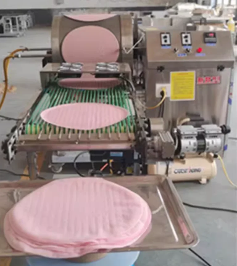 Full Automatic Flour Tortilla Chapati Roti Maker Arabic Pita Bread machinespring roll wrapper machine