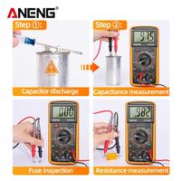 ANENG DT9205A Digital Multimeter AC/DC Transistor Tester Electrical NCV Test Meter Profesional Analog Auto Range Multimetro