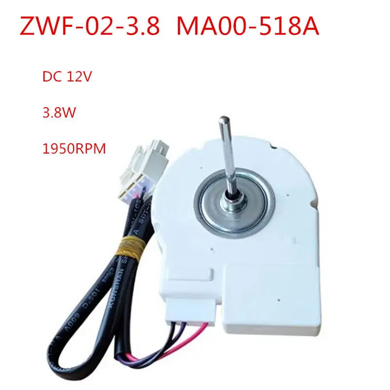 Novo para motor de ventilador de geladeira para freezer MA00-518A DC 12V 3.8W peças de geladeira