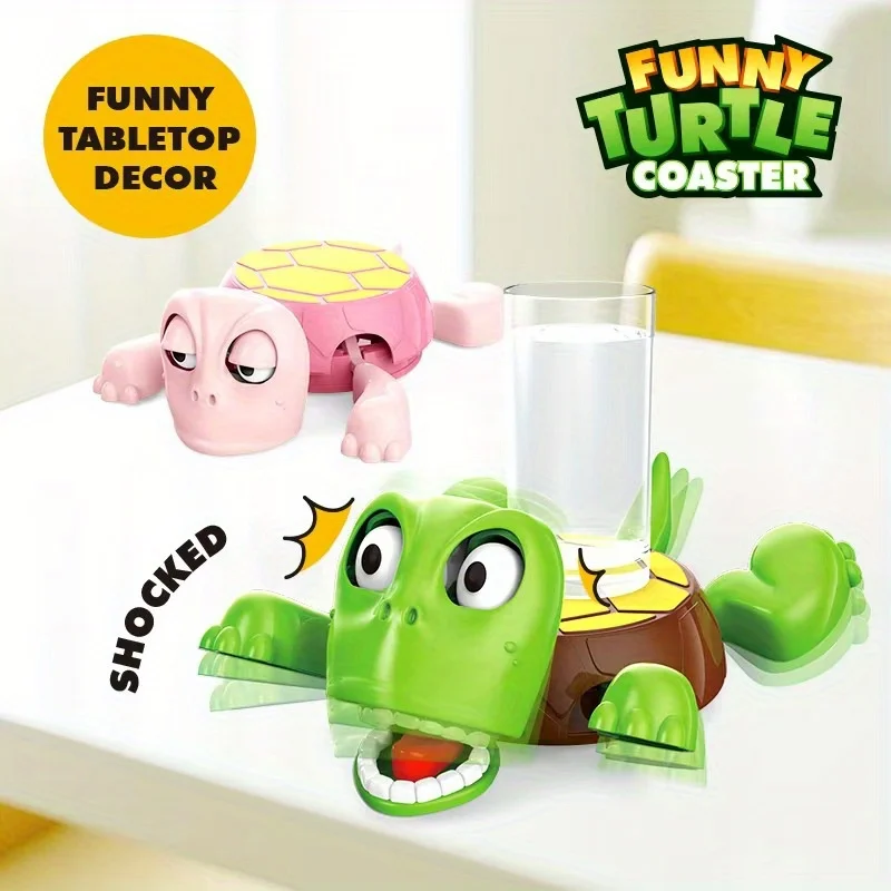 

Funny Turtle Coaster Creative Cup Pad Tea Coffee Mug Drinks Holder Tableware Decorative Anti-scald3d Printed Ornament Home Decor