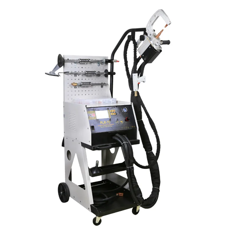 

Portable Double-Sided Resistance Spot Welding Machine New Condition for Car Body Repair in Auto Industries Battery Tool Use