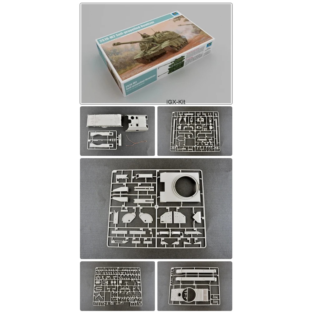 

Trumpeter 09534 1/35 Scale Russian 2S19-M2 Self Propelled Howitzer Assembly Plastic Gift Model Building Kit