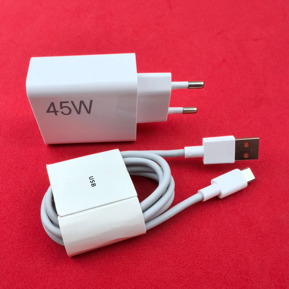 For Xiaomi Redmi Note 14/15 Pro Charger 45W EU Turbo Fast Charge Cargador Adapter For Mi 15 13 12 Ultra Poco F7 Pro M6 Pad 7 8