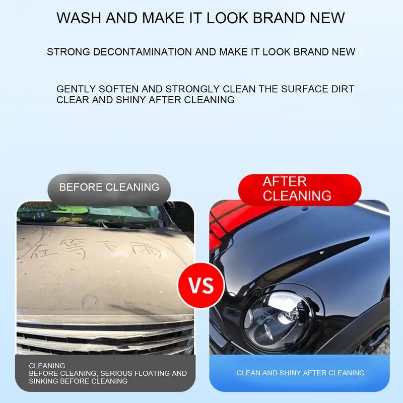 

Car Soap Wash Effective Concentrated Car Wash Soap Multifunctional Spot-Free Shine Cleaning Water 1L Car Maintenance Supplies