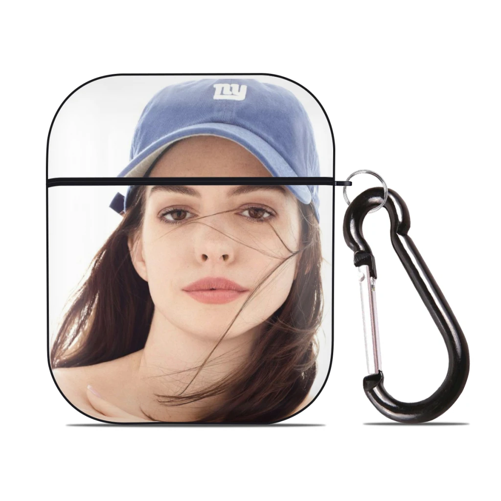 

Anne Hathaway for AirPods Case Cover, Compatible with Apple AirPods 2nd 1st Generation Charging Case