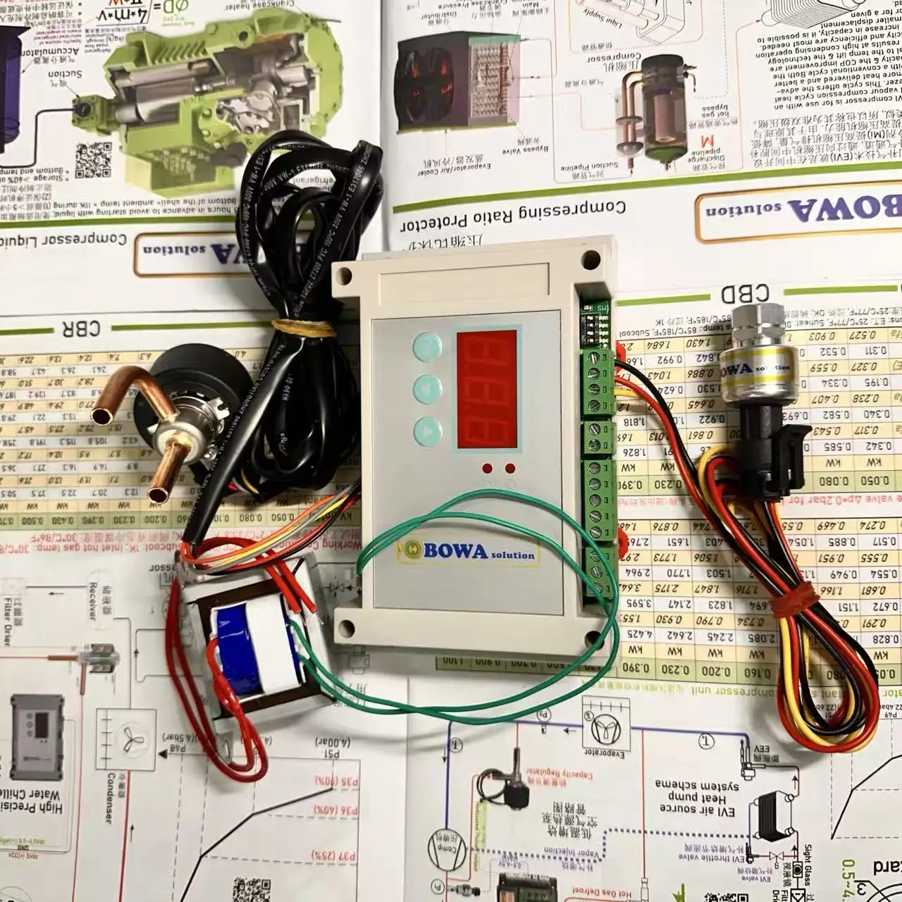 0.23 m3/h electric control condensing pressure regulator module is designed precision temperature control and heat pump heaters
