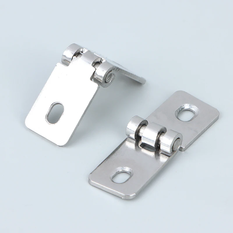 2Pcs Stainless Steel Nothing Frame Hinge Screws Fold Nothing Frame Balcony Window Decorative Hinges For Vintage Wooden Box