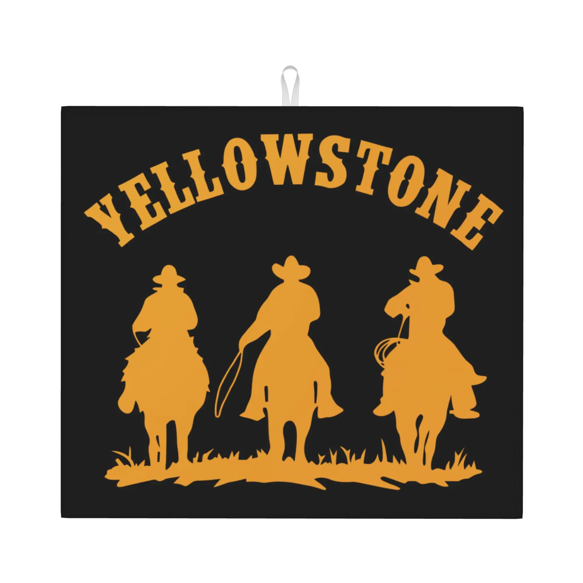 Dutton Ranch Yellowstone Non‑Slip Waterproof Absorbent Barware Tableware Oil Proof Reusable  Bathroom Drying Mat For Kitchen