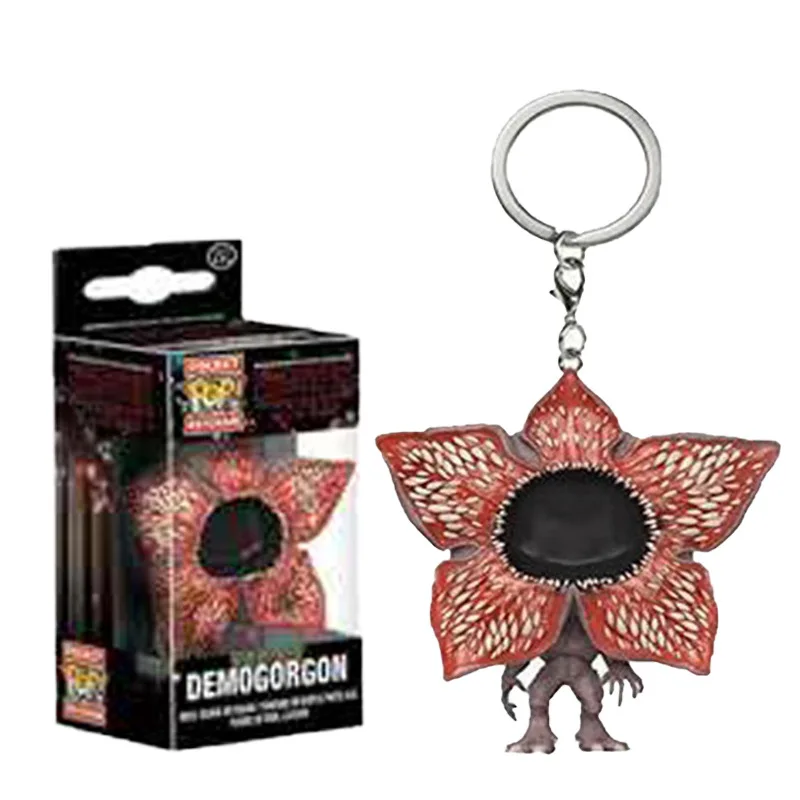 Funko Pop-Porte-clés Stranger Things pour enfants, figurine mignonne, onze terreurs, jouet Chomper, pendentif de sac, accessoire de décoration, modèle de renforcement, cadeau pour enfants