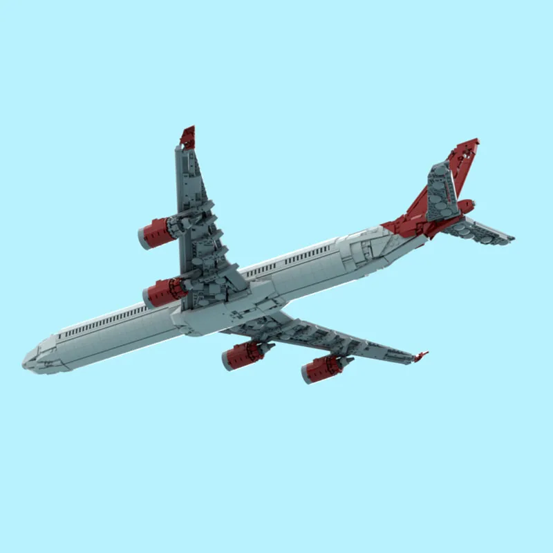 Squisito Nuovo Prodotto MOC Building Blocks Modello di Aviazione Airbus A340-600 Tecnologia Modulare Giocattolo Per Bambini Regalo Set di Assemblaggio FAI DA TE