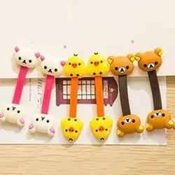 Cartoon Chopper Usb Cable Winder Phone Wire Cord Organizer Protector Earphone Management Data Line Collation Clip