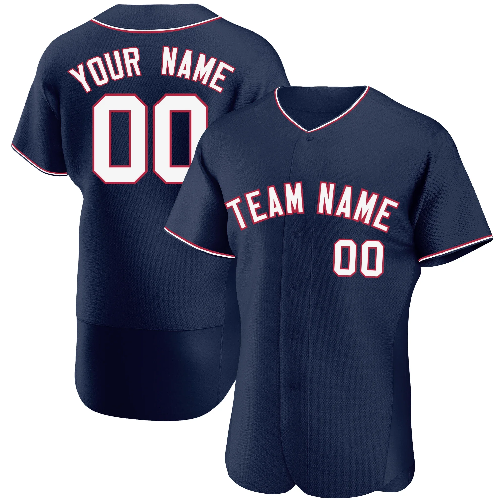 

Adult Youth Baseball Jerseys Customized Design Printed Own Name Number Sweatshirt Outdoor Competition Training Uniform