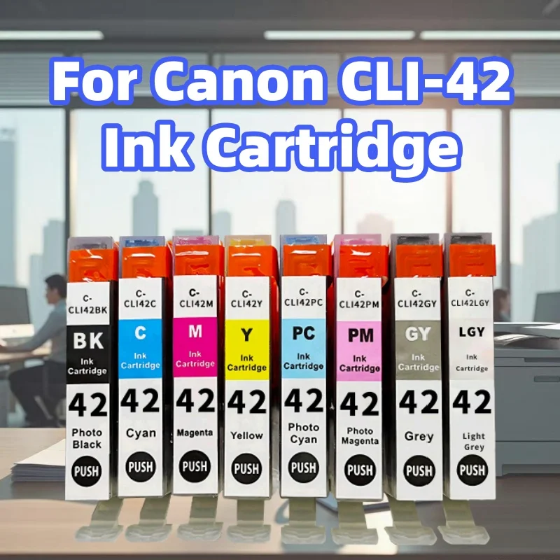 

Совместимый чернильный картридж для Canon CLI-42 CLI42 CLI 42 Cli-42 Cli42 для принтера CANON PIXMA Pro-100 PRO-100S
