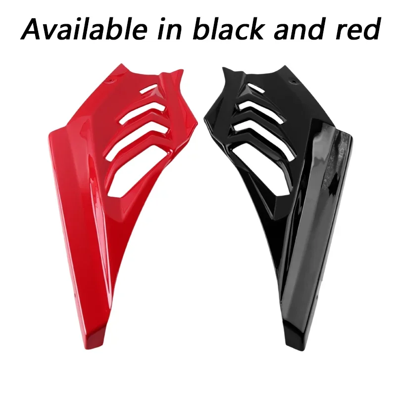For Honda CBR650R 2024-2025 Shark Fin Side Fairing Panel ABS Cooling Vents Heat Dissipation Bodywork Cover New Red L+R Set view 6