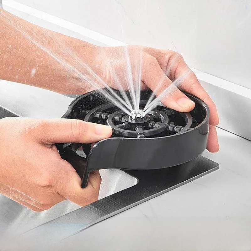 

High Pressure 304 Stainless Steel Cup Washer for Kitchen Sink Barista Milk Tea Shop Automatic Cup Cleaning Device