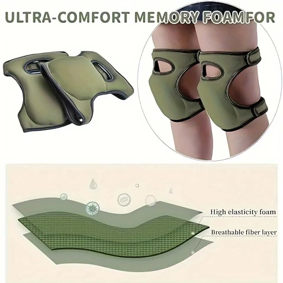 

1pair garden weeding knee pads, suitable for outdoor weeding, gardening work, and household chores.Made of sponge material ﻿