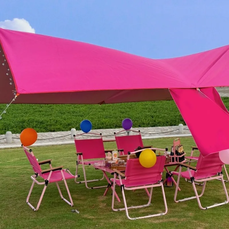 

Outdoor pink camping table and chairs rose red folding chair