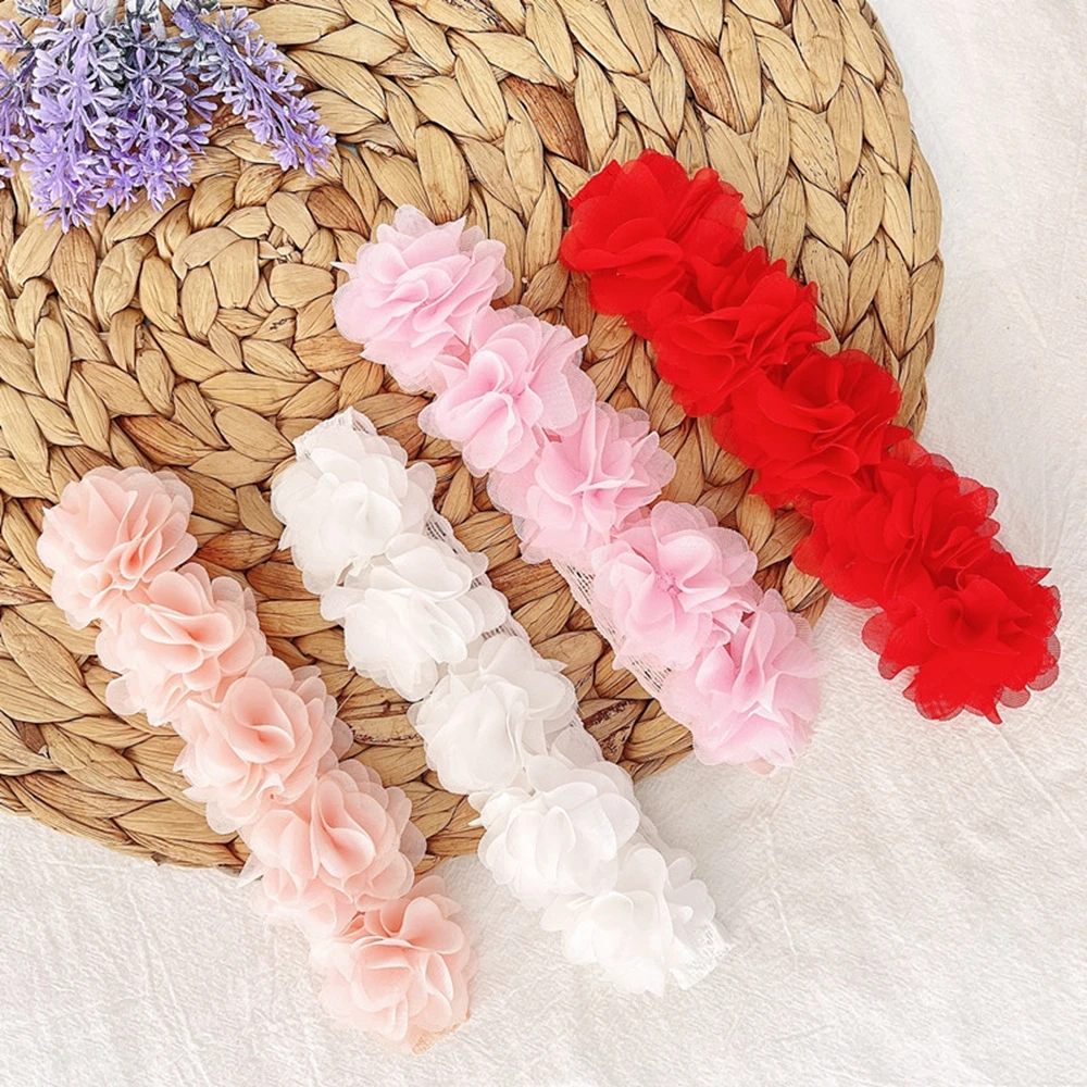 Flower Crown Baby Headbands Newborn Floral Birthday Headwear Infant Toddlers Kids Children Hair Accessories Photography Props