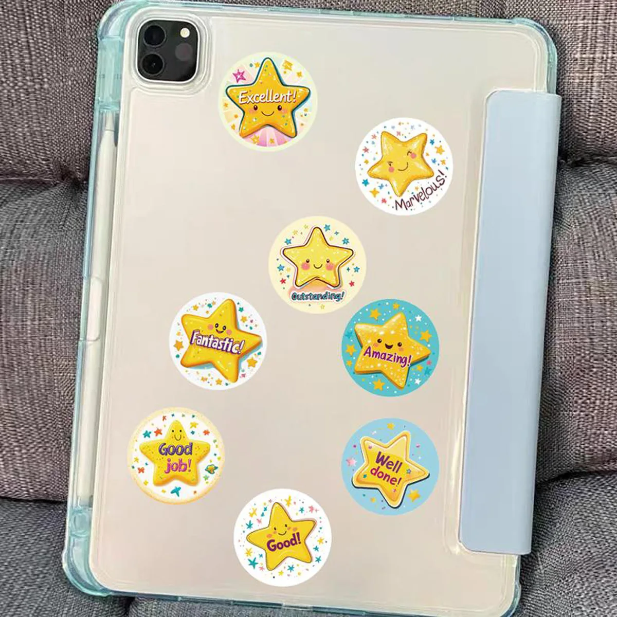 500Pcs Star Motivational Stickers for Kids,Teacher Reward Stickers Roll Potty Training Sticker for School Classroom Home view 4