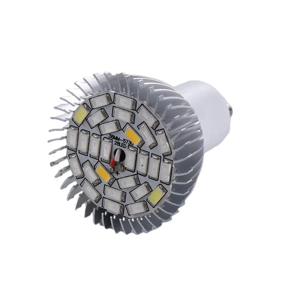 GU10 E14 E27 زهرة الفواكه الطيف الكامل LED للنباتات الدفيئة تزايد النبات مصباح النبات تنمو ضوء لمبة فيتو مصباح