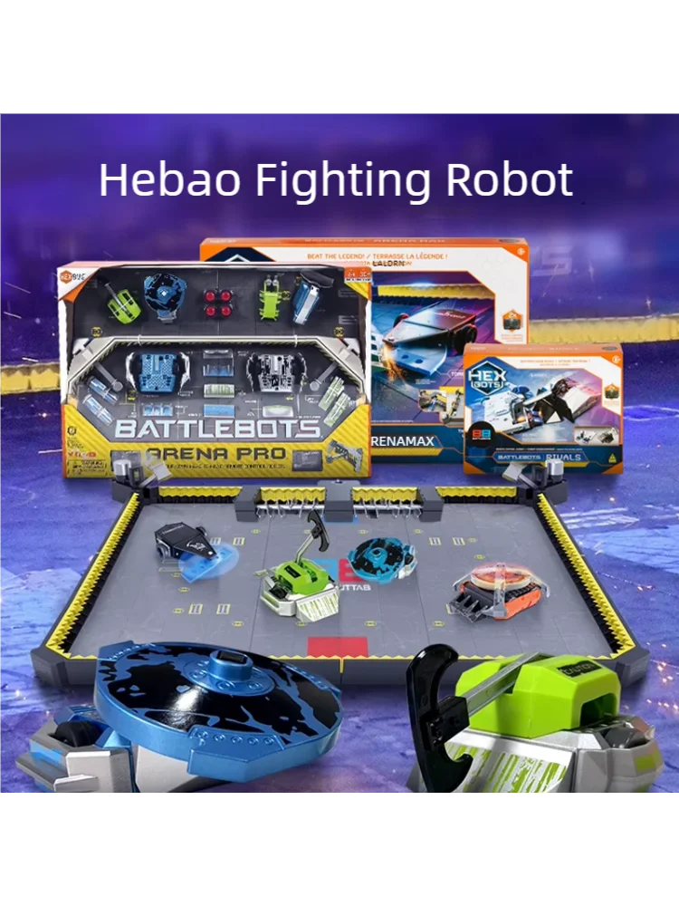 HEXBUG BattleBots Arena Pro, Remote Control Robot Toys for Kids with Over 100 Configurations, STEM Toys for Boys & Girls Ages 8