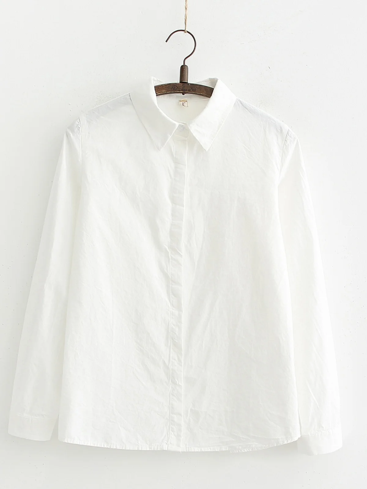 

Long Sleeve Shirts Womens Satin Ruffled Button Down Tops Slim Fit Y2K Style Feminine Retro Spring Casual Streetwear Clothing