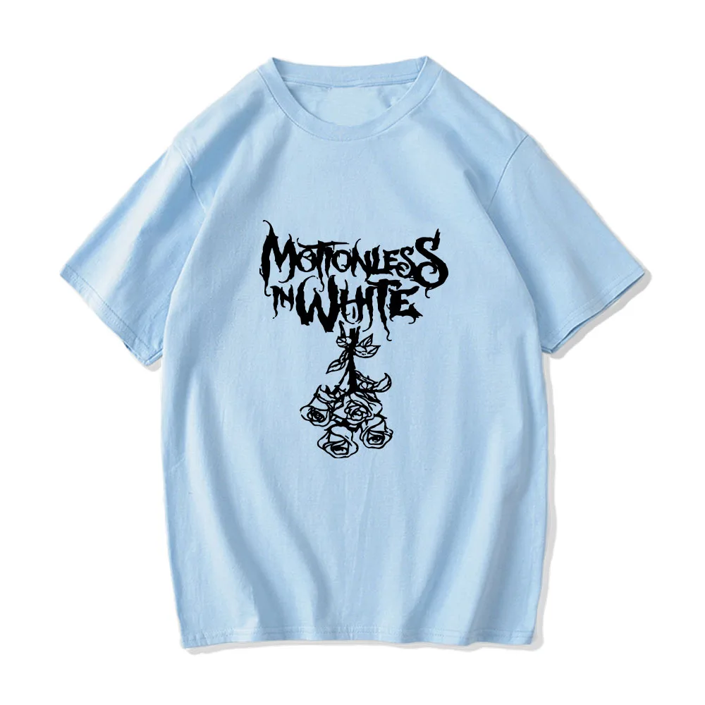 Motionless InWhite T-shir Funko Pop Gothic Cotton Tee-shirt Short Sleeve Fashion Tshirt Ropa Hombre O-neck Comfortable Clothes