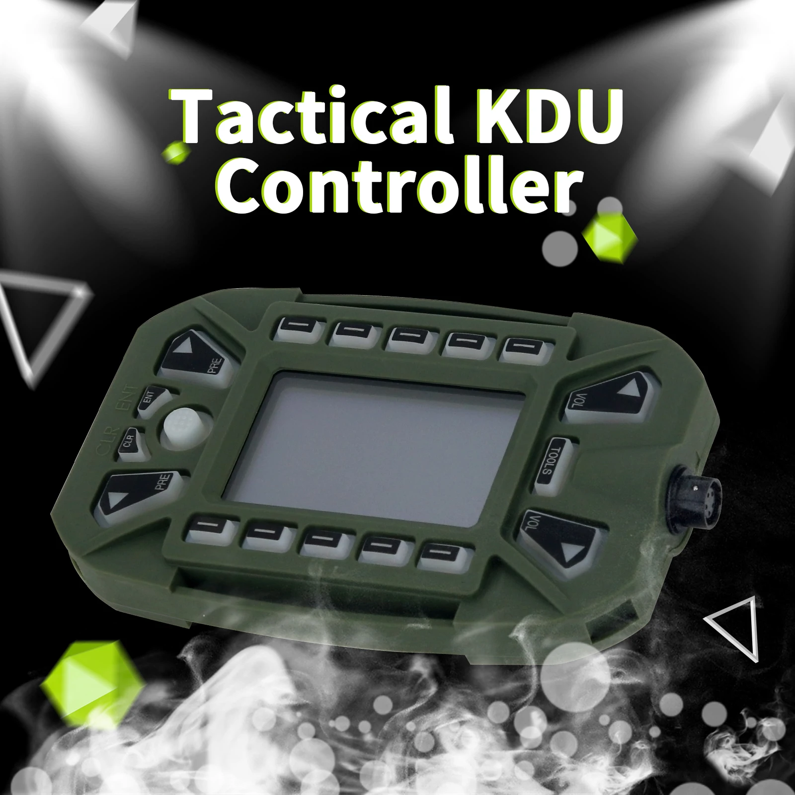 HamGeek ยุทธวิธี KDU Controller พร้อม Fast Aviation Interface แป้นพิมพ์สําหรับ PRC-152A Multifunctional Walkie Talkie