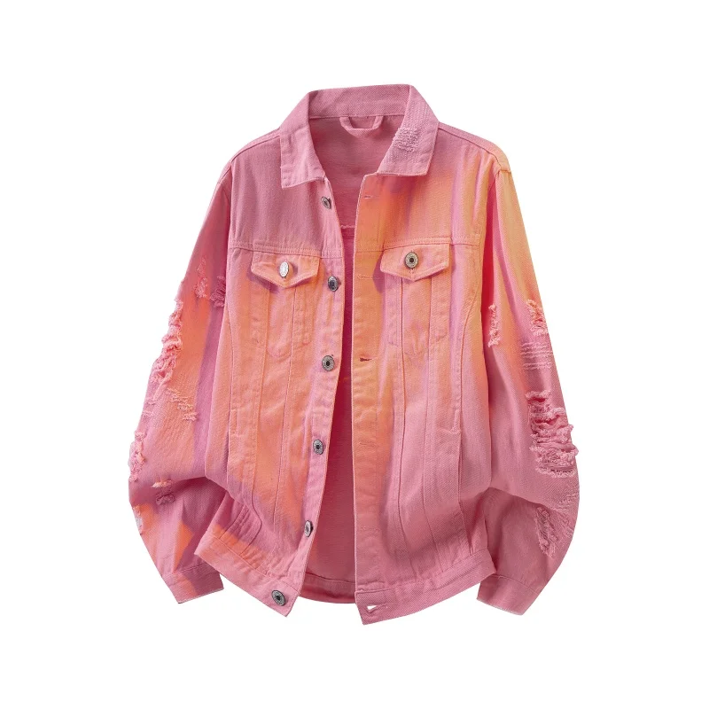 

Мужские джинсовые куртки 2026: модные мотоциклетные винтажные куртки из денима, приталенные, хлопковые, повседневные, рваные, в ковбойском стиле