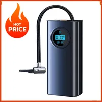 Nuevo Inflador de neumáticos de coche de precisión con pantalla LCD bomba de aire portátil para compresor de aire eléctrico de motocicleta/bicicleta/bola de 12V