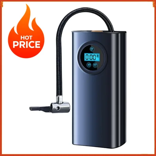 Imagen 1 del producto Nuevo Inflador de neumáticos de coche de precisión con pantalla LCD bomba de aire portátil para compresor de aire eléctrico de motocicleta/bicicleta/bola de 12V