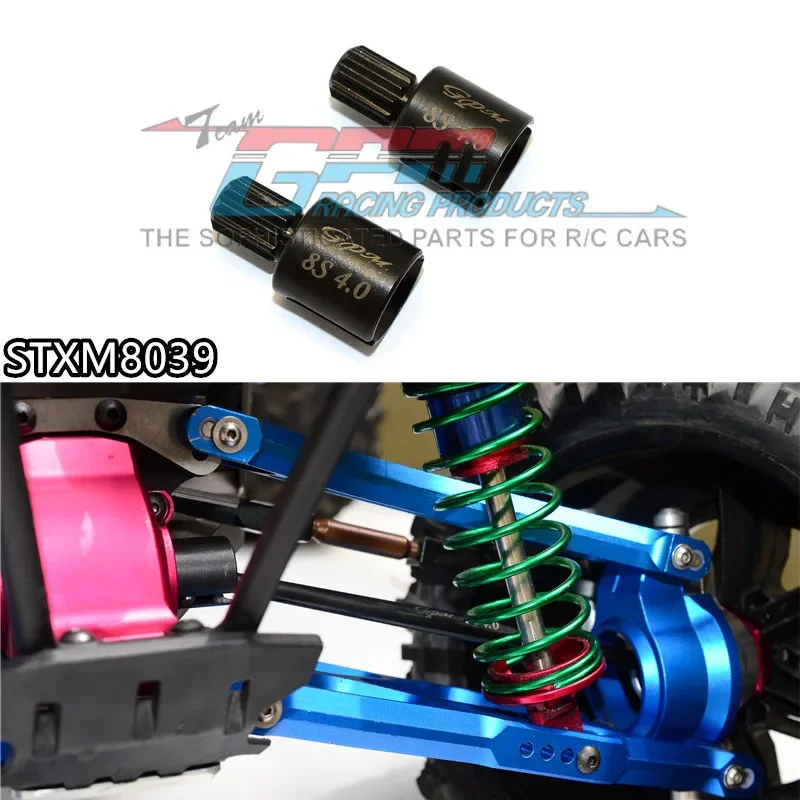 

GPM металлические передние и задние универсальные колесные шарниры для TRAXXAS 1/5 X-MAXX 8S, аксессуары для обновления