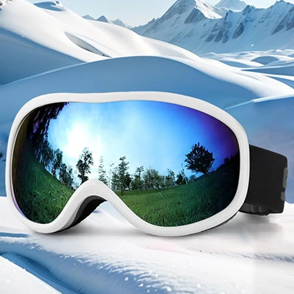 Double Layers Anti-Fog SKI Goggles Windproof Cycling Glasses Motorcycle Eyewear Snow Goggles Snowboard Outdoor Winter Sport N5P7