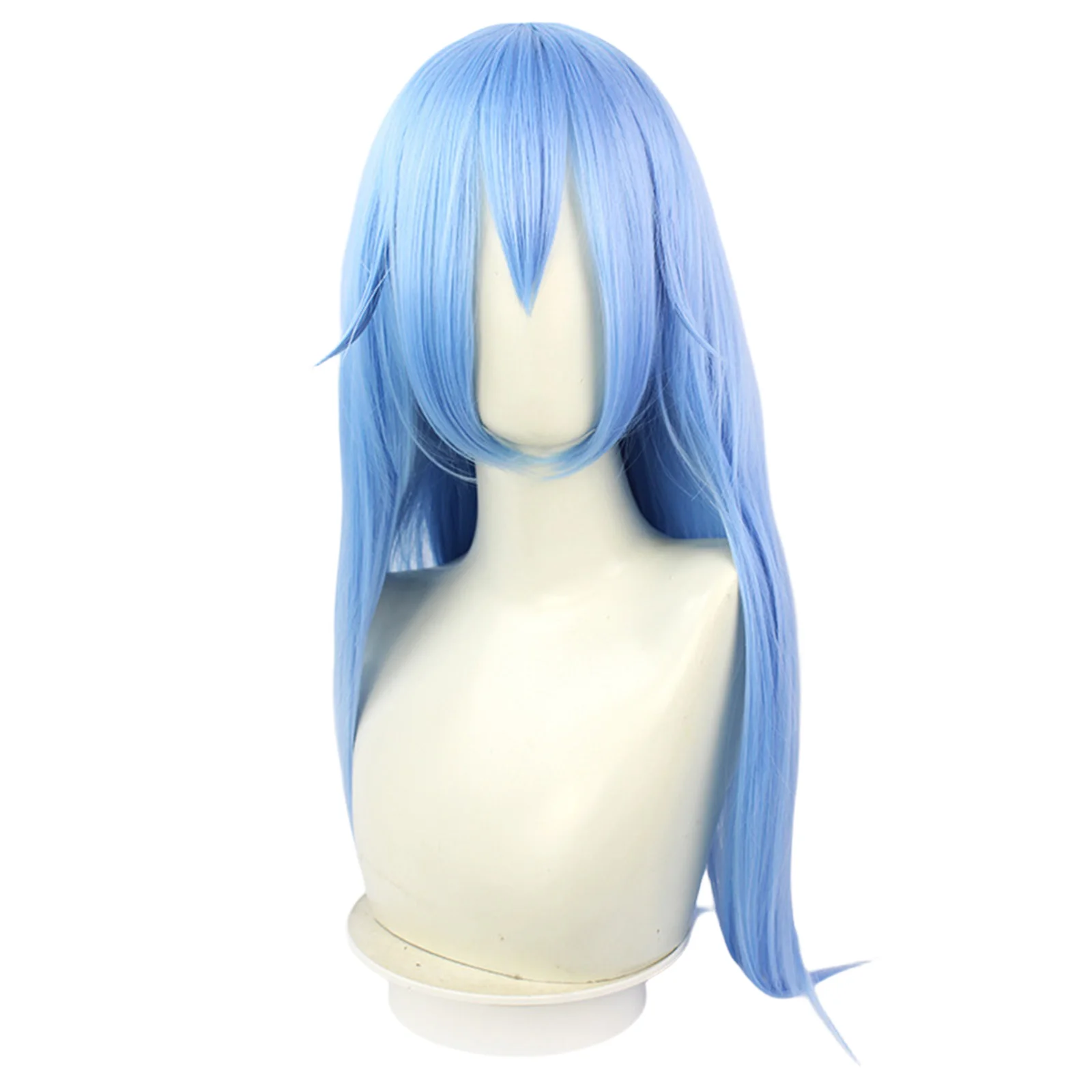 Anime Rimuru Tempest Strój Cosplay Peruka Anime Niebieska Koszula Spodnie Mundurek Garnitur Halloween Party Stroje do Gry