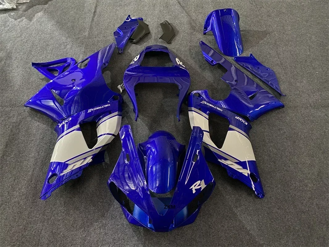 دراجة نارية هدية مجموعة طقم الجسم البلاستيك لياماها YZFR1 YZF-R1 YZF R1 2000 2001 اكسسوارات حقن كامل هيكل السيارة القلنسوة الأسود