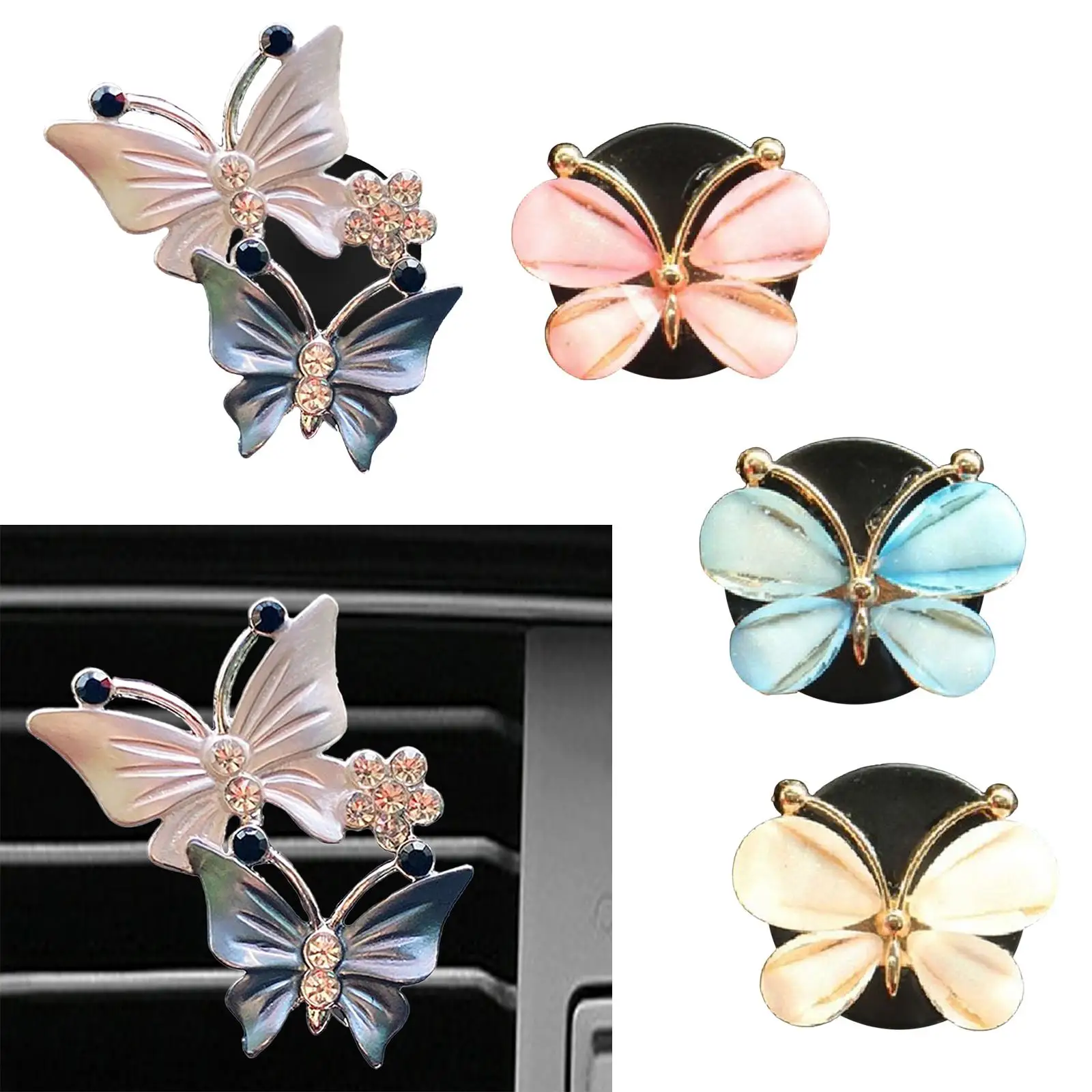 Car Air Freshener Vent Clips Air Conditioning Outlet Clips Car Fragrance Diffuser Vent Clip for Coffee Shop