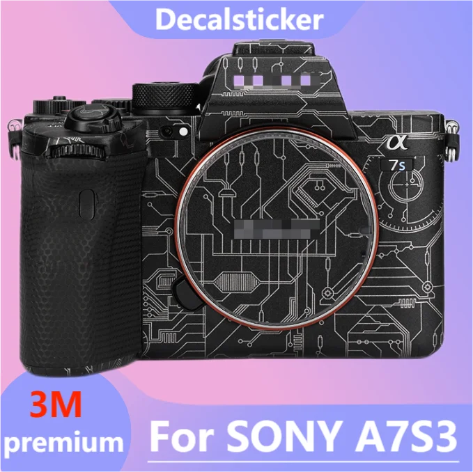 For SONY A7S3/a7S III Decal Skin Vinyl Wrap Film Camera Body Protective Sticker Anti-Scratch Protector Coat