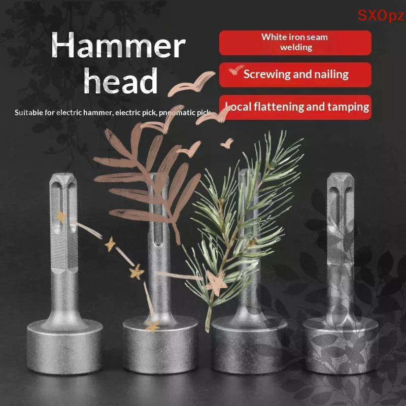 

1Pcs Forged Steel SDS-Plus Drill Bit Driver (33/34/35mm), Ground Rod & Earth Stake Driver for Rotary Hammer Drills