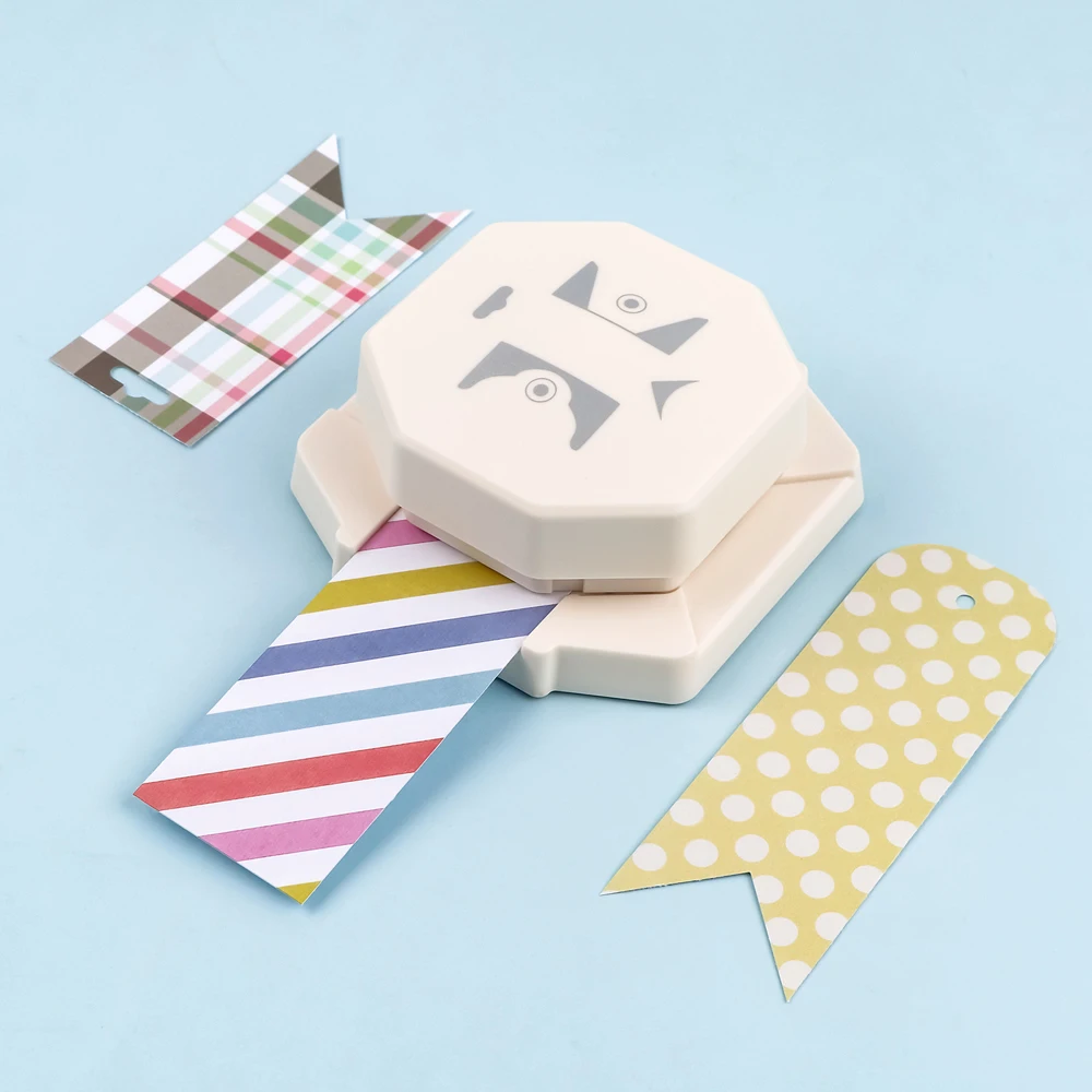 Perfurador de etiqueta artesanal 4 em 1, perfurador de papel de etiqueta de presente para projetos diy, fabricação de cartão, álbum de recortes, artesanato, perfurador, perfurador de furo diy