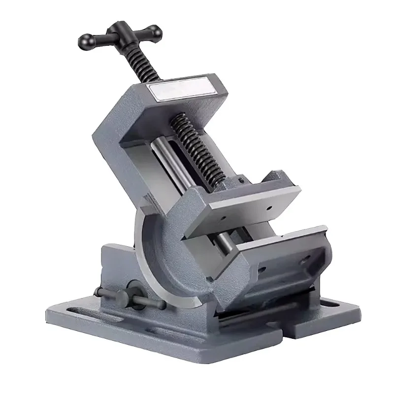 

HLTNC QKD75 3 "4" 75 мм 100 мм прецизионный настольный зажим с регулируемым углом наклона для дерева и металла, настольный сверлильный станок