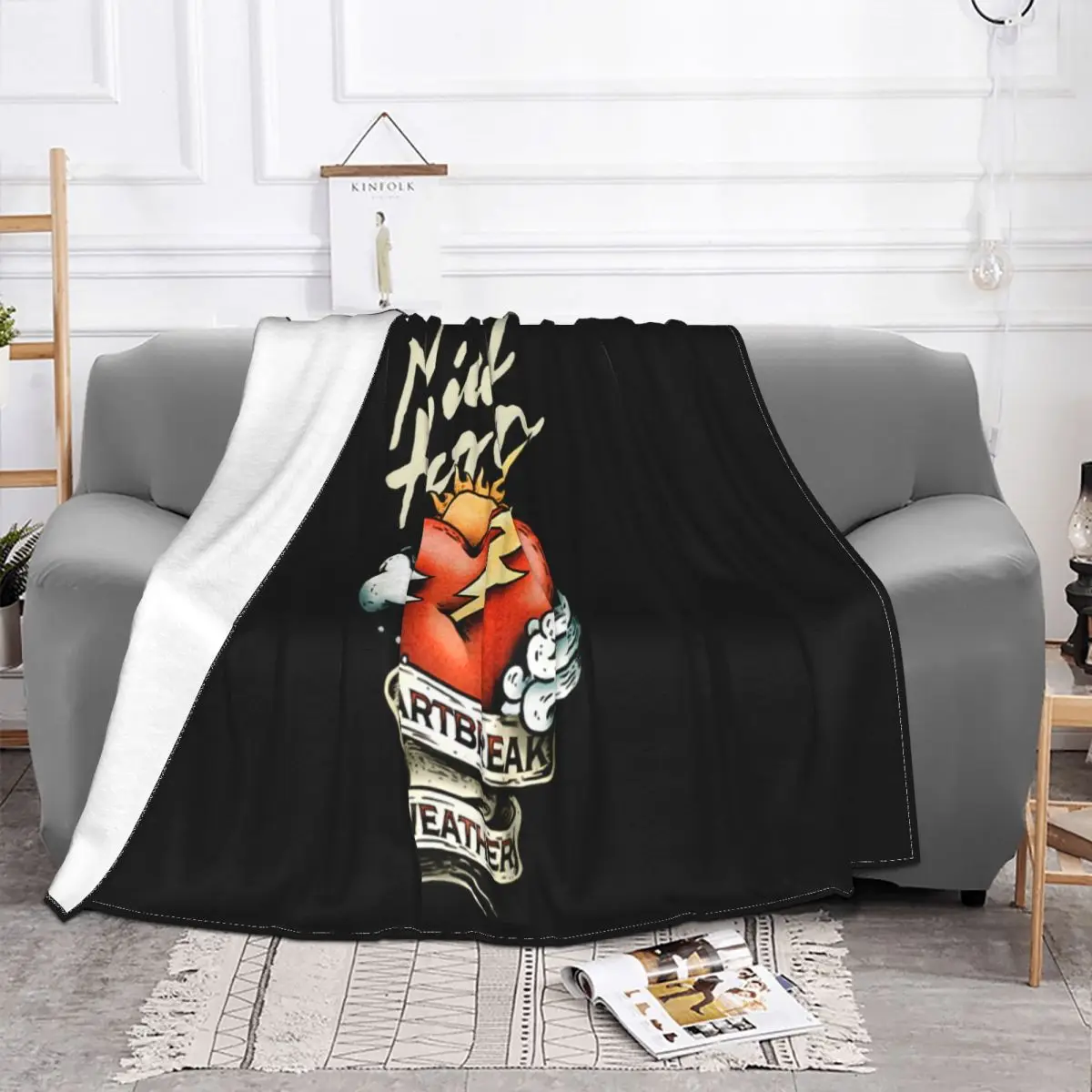 Niall Horan Heartbreak Weather Album Black Women Men Sale Any Logo Colour Printing Present Throw Blanket