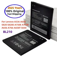 100% Original High Quality BL210 For Lenovo A536 A606 S820 S820E A750E A770E A656 A766 A658T S650 Phone Replace Battery