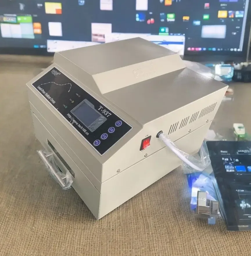 

Lead-free Desktop Reflow Oven Wave Soldering Machine for BGA Welding Puhui T-937