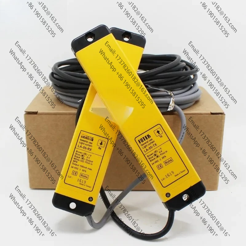 

1set LA-05E Light Curtain Sensor New Original LA-05-RX + LA-05-TX