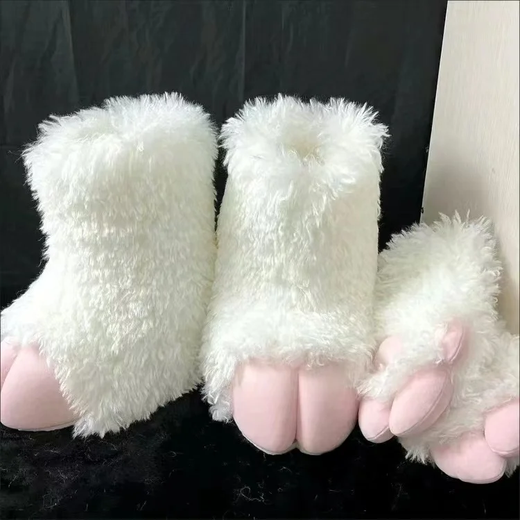 Fursuit Sheep Shoes Furry Boots Cosplay Animal Shoes Cat Prop Beast Claw Shoes